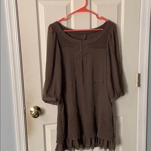Free people brown dress